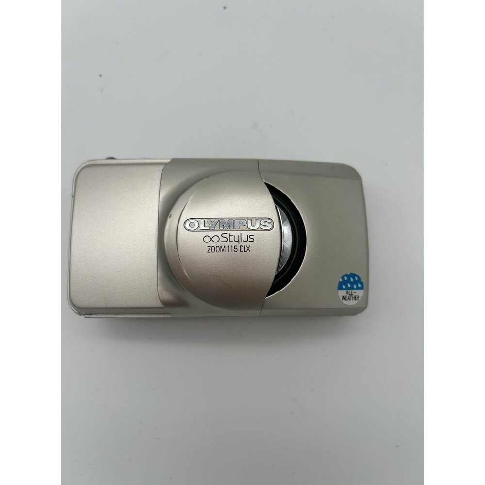 Olympus Stylus Epic Zoom 115 DeLuxe Compact 35mm Camera Powers On